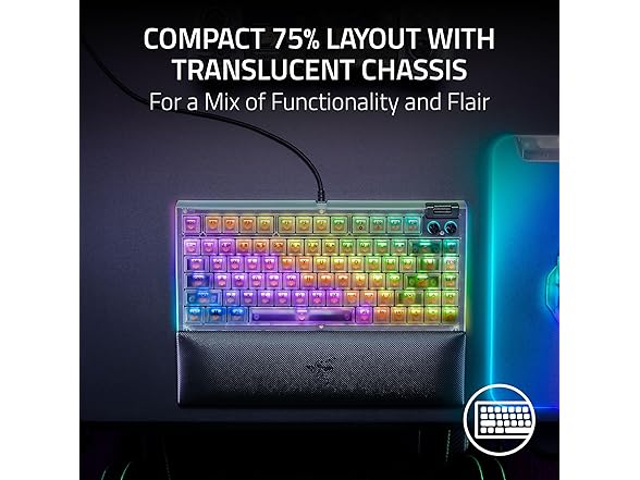 Razer BlackWidow V4 75% Mechanical Keyboard