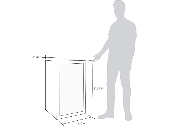 Newair Freestanding Beverage Beer Design Fridge - 126 Cans