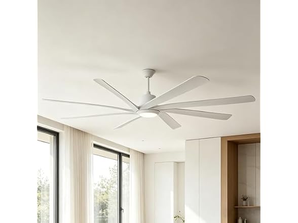 Parrot Uncle 100 Inch Ceiling Fan White