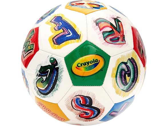 Crayola Official Soccer Ball Alphabet2 Size 5