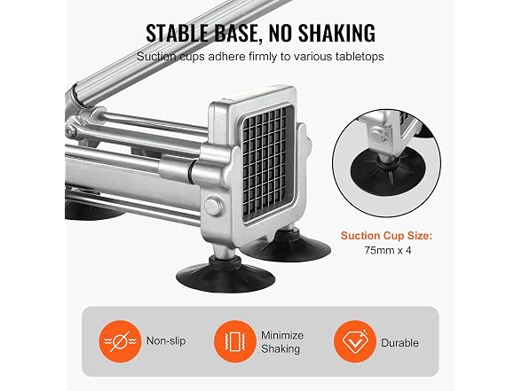 French Fry Cutter, Potato Slicer and3/8-Inch