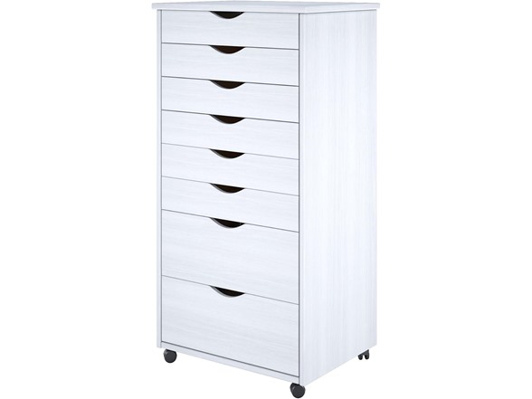 6+2 Extra Wide Drawers White