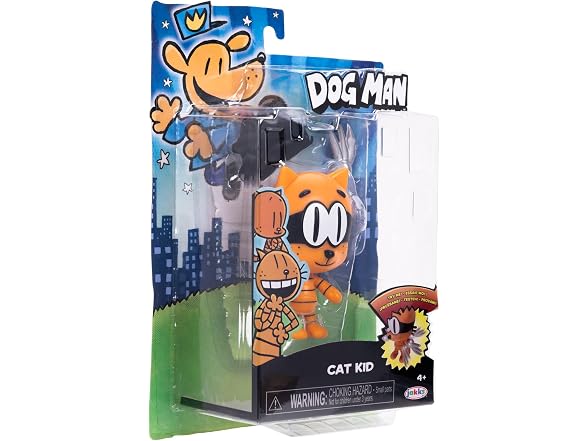 Dog Man 5" Scale Cat Kid Action Figure with Claw Accessory