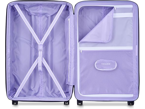 florence by mills Spin Me Away Hardside Luggage, Checked-Large 29"