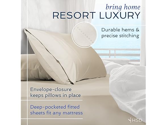 4 Piece Full Size Bed Sheet Set