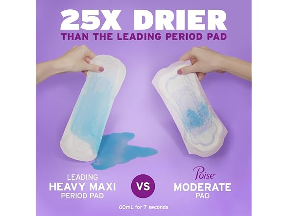 Poise | Incontinence Pads for 84 ct