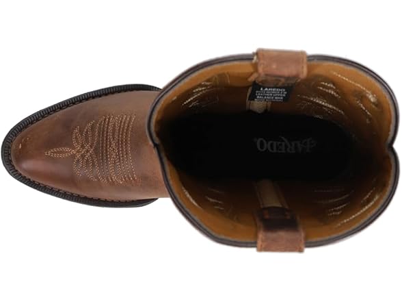 Laredo Laredo Womens Maddie Embroidered Round Toe Pull On 