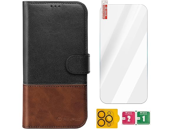 Hinpia Wallet Case for iPhone 15 Pro Max