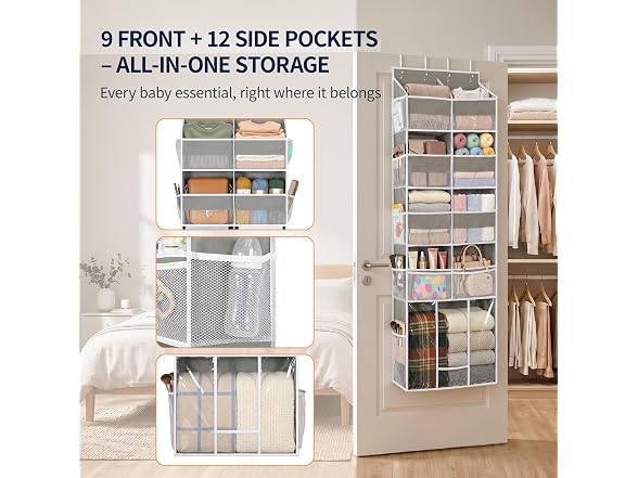 Over the Door Organizer 5-Shelf, Behind