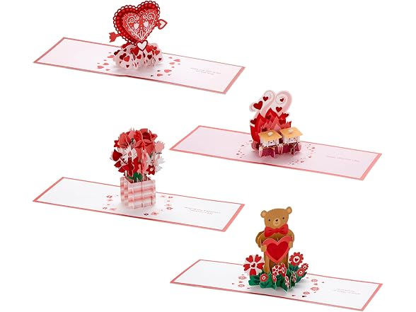 Hallmark Valentine's Day Pop Up Card Asst