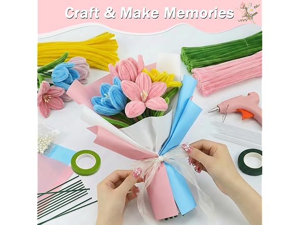 650PCS Pipe Cleaners Craft, Pipe