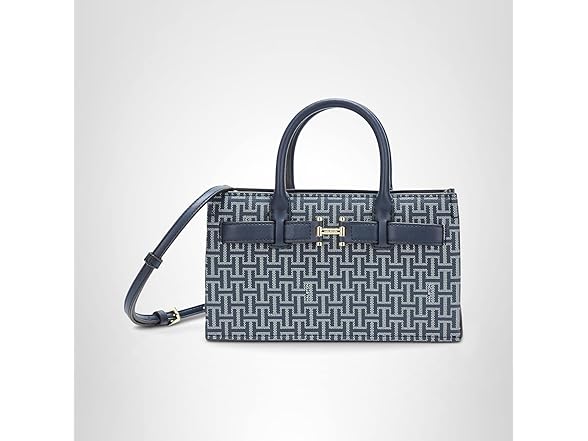 HALSTON H Jerry Signature Logo Top Zip Crossbody