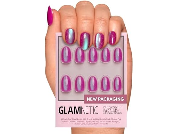 Glamnetic Press On Nails - Berry Fizz