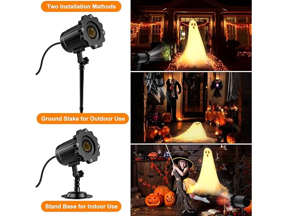Nagudenfo Waterproof Ghost Projector