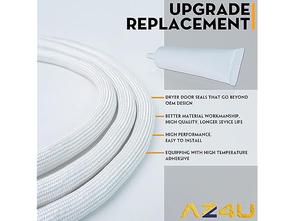 AZ4U Dryer Door Seal Gasket Replacement