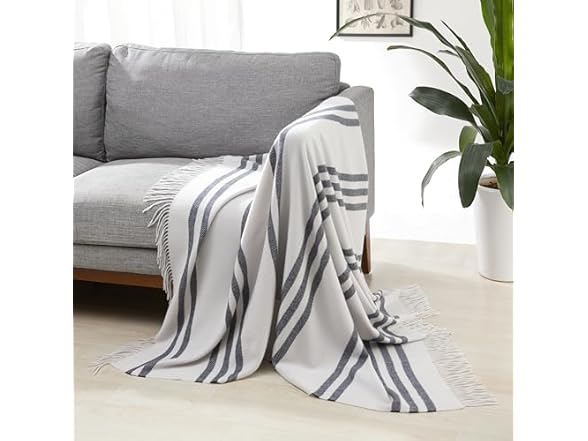 Amazon Basics Throw Blanket, 50"x 60"