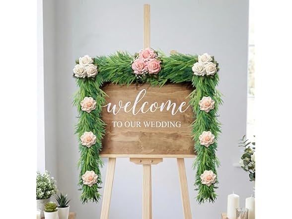 Nazano Real Touch Pine Wedding Garland