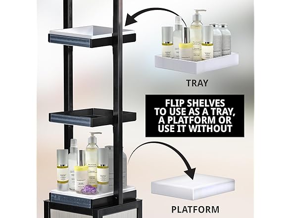 Azar Retail Display Tower with 3 Tiers