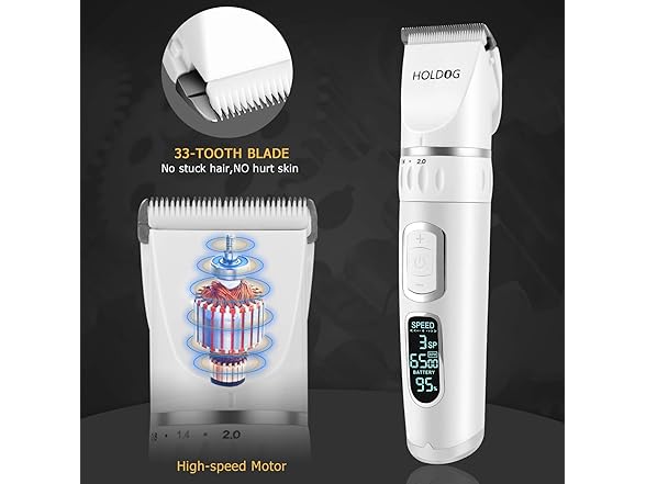 HOLDOG Dog Clippers Professional Heavy Duty