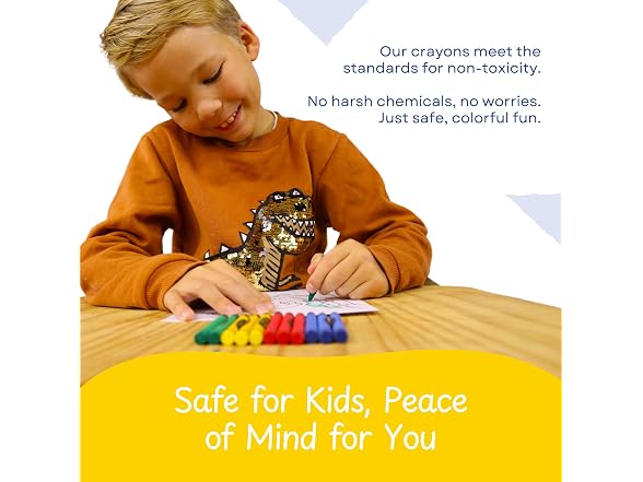 CrayonKing 3,000 Bulk Crayons, 4 Colors, Non-Toxic