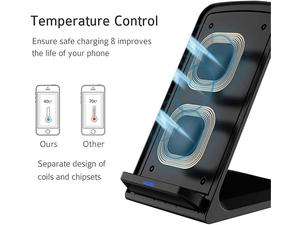 OneCut Fast Wireless Charger Stand