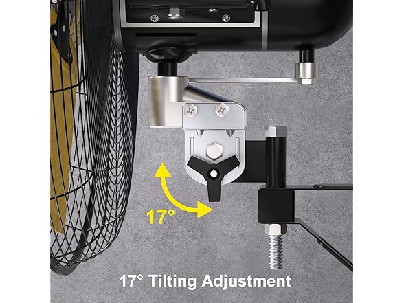 9000 CFM 24" Outdoor Oscillating Wall Fan, High Velocity 3-S (Open Box)