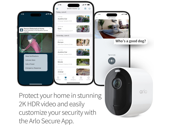 (NEW) Arlo Pro 5S Wireless Security Cam System & Solar Panel