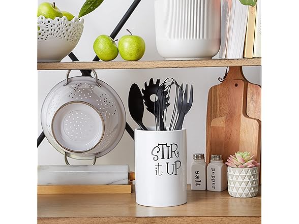 Utensil Holder, White