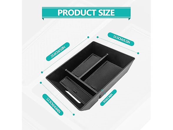 NOTISH Center Console Organizer Tray