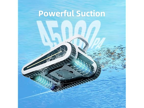 Zyerch Pool Vacuum for Inground Pools, Cordless