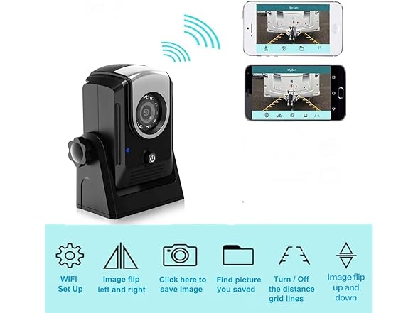 (NEW) MHCABSR Wireless Backup Camera
