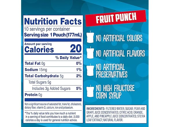 Capri Sun Fruit Punch 10-Pack