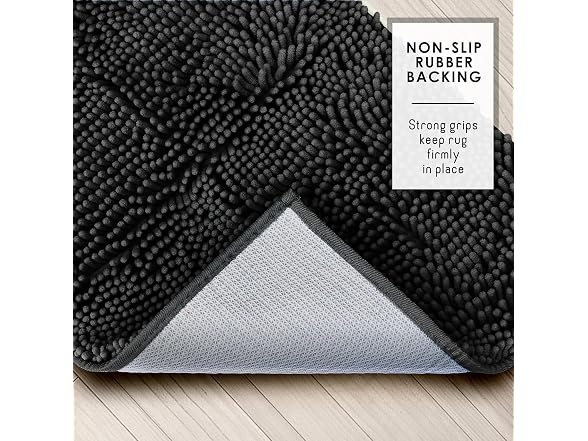 Hearth & Harbor Bathroom Rugs, Chenille Bath
