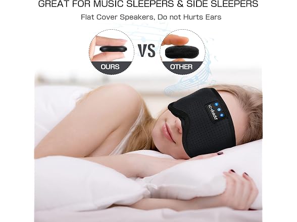 LC-dolida Silk Sleep Mask Headphones