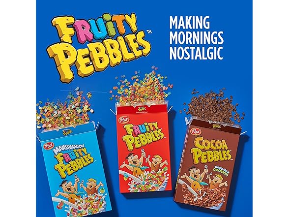 Fruity Pebbles Breakfast Cereal For Kids
