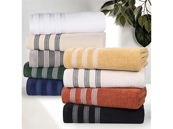 Superior Cotton 12-Piece Towel Set