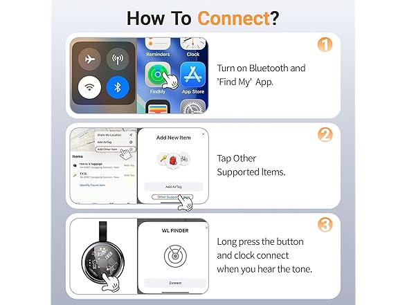 TSIEUSL Air Tracker Tags for Apple Devices