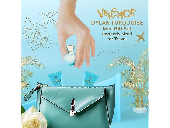 Versace Dylan Turquoise Womens Mini Perfume Trio