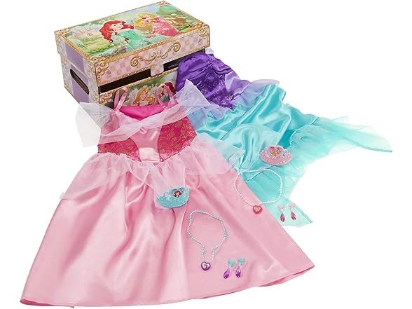 Disney Princess Ariel & Aurora Dress Up Trunk
