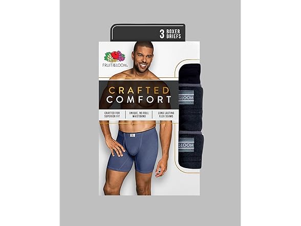 Fruit of the Loom Mens Crafted Comfort