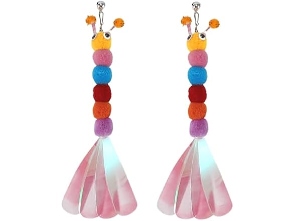 2pcs Cat Wand Replacement for Pet Interactiv