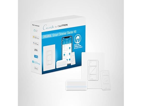 Lutron Caseta Original Smart Dimmer Switch Starter Kit