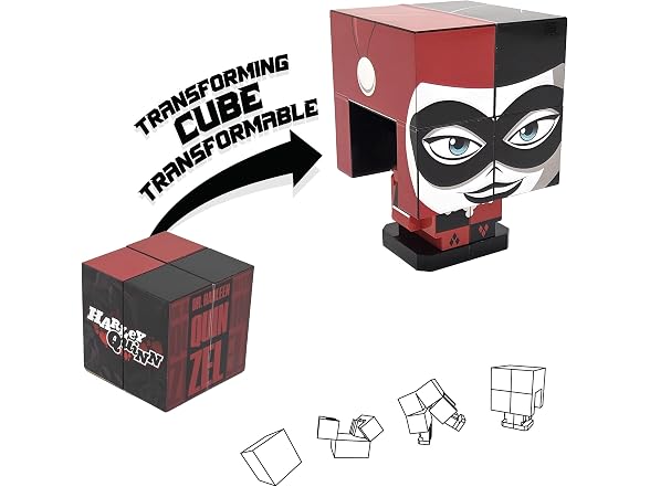 Qubi Harley Quinn (DC Comics) Transforming Cube