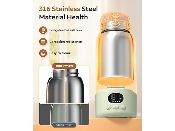 17oz Portable Bottle Warmer