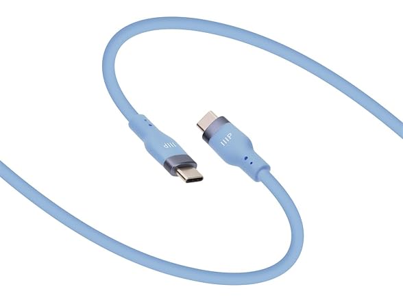 Monoprice USB-C Cable 6ft Blue