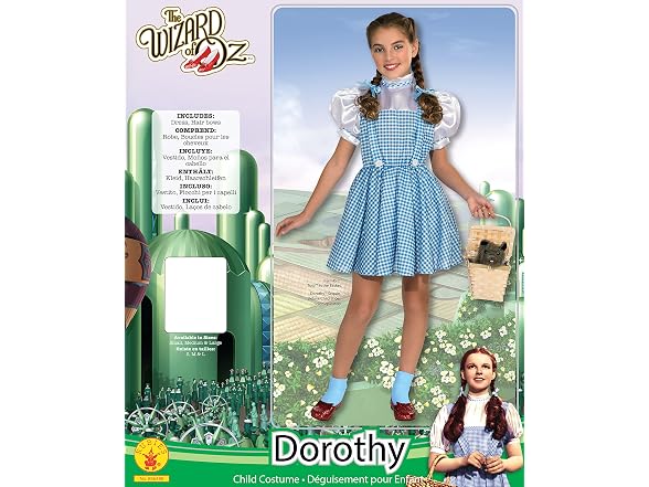 Rubies The Wizard of Oz: Dorothy Costume (Small)