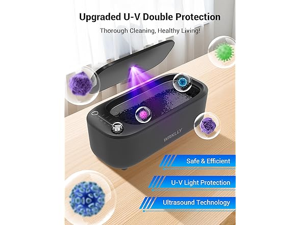 WRKLLY Ultrasonic Jewelry Cleaner