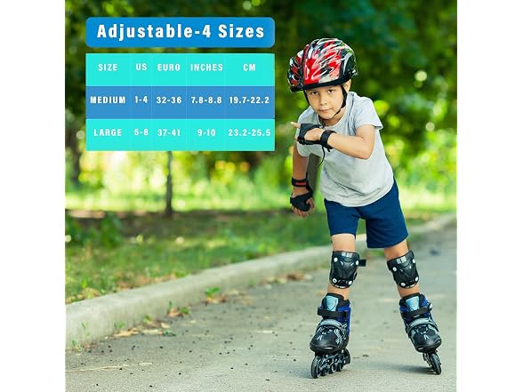 Xino Sports Kids' Adjustable Inline Skates