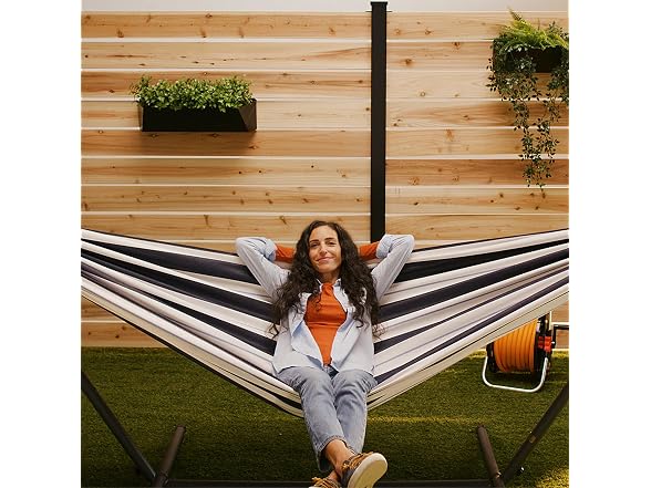 Vivere Double Sunbrella Hammock with