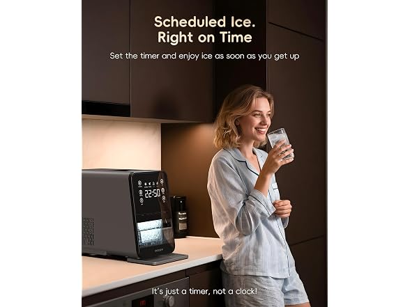 ecozy Nugget Ice Maker, Pebble Ice 40lb